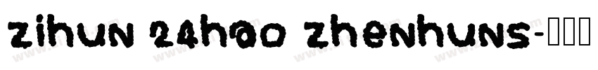 zihun 24hao zhenhuns字体转换